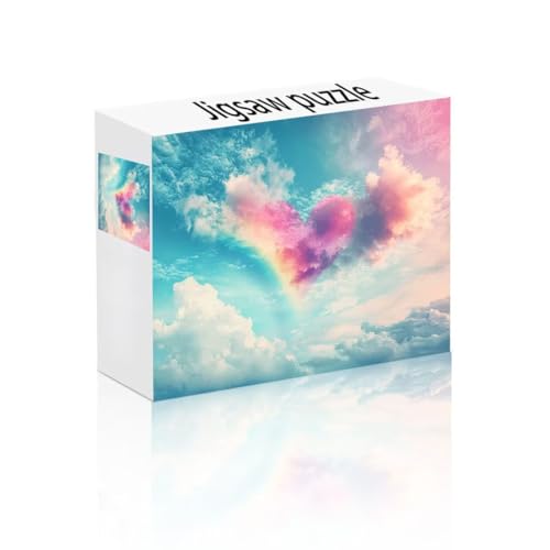 Puzzle Erwachsene 300 Teile Wolke, Liebe Puzzle Lernspiel Herausforderung Schwierigkeit, Vielfältig und Bunt Puzzlespiele, Freizeitaktivität Lustige Geschenke Wohndeko für Erwachsene ab 14 Jahren Z-5 Puzzle Erwachsene 300 Teile Wolke, Liebe Puzzle Lernspiel Herausforderung Schwierigkeit, Vielfältig und Bunt Puzzlespiele, Freizeitaktivität Lustige Geschenke Wohndeko für Erwachsene ab 14 Jahren Z-5 von Linncen