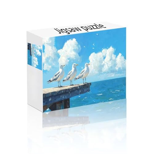 Puzzle Erwachsene 300 Teile Wolke, Möwe Puzzle Lernspiel Herausforderung Schwierigkeit, Vielfältig und Bunt Puzzlespiele, Freizeitaktivität Lustige Geschenke Wohndeko für Erwachsene ab 14 Jahren N-6 Puzzle Erwachsene 300 Teile Wolke, Möwe Puzzle Lernspiel Herausforderung Schwierigkeit, Vielfältig und Bunt Puzzlespiele, Freizeitaktivität Lustige Geschenke Wohndeko für Erwachsene ab 14 Jahren N-6 von Linncen