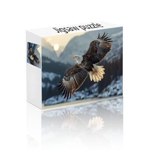 Puzzle Erwachsene 500 Teile Adler, Tier Puzzle Lernspiel Herausforderung Schwierigkeit, Vielfältig und Bunt Puzzlespiele, Freizeitaktivität Lustige Geschenke Wohndeko für Erwachsene ab 14 Jahren I-8 Puzzle Erwachsene 500 Teile Adler, Tier Puzzle Lernspiel Herausforderung Schwierigkeit, Vielfältig und Bunt Puzzlespiele, Freizeitaktivität Lustige Geschenke Wohndeko für Erwachsene ab 14 Jahren I-8 von Linncen