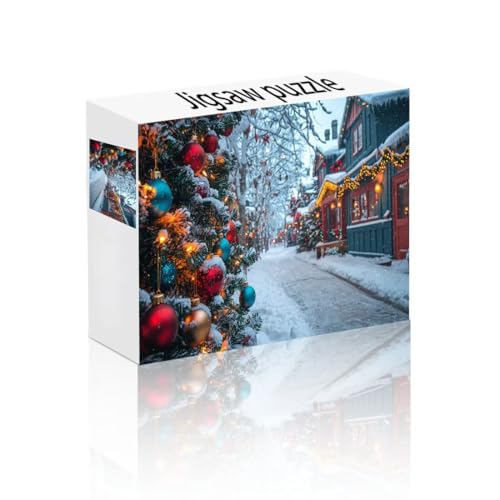 Puzzle Erwachsene 500 Teile Baum, Haus Puzzle Lernspiel Herausforderung Schwierigkeit, Vielfältig und Bunt Puzzlespiele, Freizeitaktivität Lustige Geschenke Wohndeko für Erwachsene ab 14 Jahren E-5 von Linncen