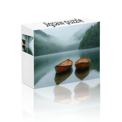 Puzzle Erwachsene 500 Teile Boot, Landschaft Puzzle Lernspiel Herausforderung Schwierigkeit, Vielfältig Bunt Puzzlespiele, Freizeitaktivität Lustige Geschenke Wohndeko für Erwachsene ab 14 Jahren X-2 von Linncen
