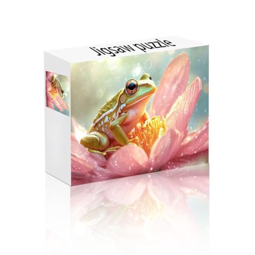 Puzzle Erwachsene 500 Teile Frosch, Blume Puzzle Lernspiel Herausforderung Schwierigkeit, Vielfältig und Bunt Puzzlespiele, Freizeitaktivität Lustige Geschenke Wohndeko für Erwachsene ab 14 Jahren O-4 Puzzle Erwachsene 500 Teile Frosch, Blume Puzzle Lernspiel Herausforderung Schwierigkeit, Vielfältig und Bunt Puzzlespiele, Freizeitaktivität Lustige Geschenke Wohndeko für Erwachsene ab 14 Jahren O-4 von Linncen