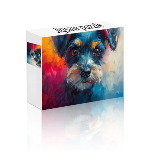 Puzzle Erwachsene 500 Teile Hund, Traum Puzzle Lernspiel Herausforderung Schwierigkeit, Vielfältig und Bunt Puzzlespiele, Freizeitaktivität Lustige Geschenke Wohndeko für Erwachsene ab 14 Jahren R-3 von Linncen