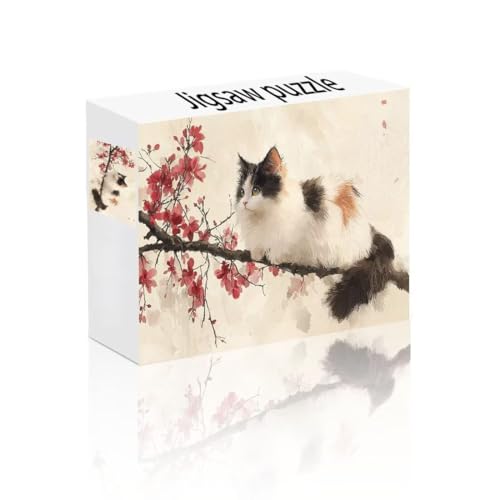 Puzzle Erwachsene 500 Teile Katze, Tier Puzzle Lernspiel Herausforderung Schwierigkeit, Vielfältig und Bunt Puzzlespiele, Freizeitaktivität Lustige Geschenke Wohndeko für Erwachsene ab 14 Jahren O-4 Puzzle Erwachsene 500 Teile Katze, Tier Puzzle Lernspiel Herausforderung Schwierigkeit, Vielfältig und Bunt Puzzlespiele, Freizeitaktivität Lustige Geschenke Wohndeko für Erwachsene ab 14 Jahren O-4 von Linncen