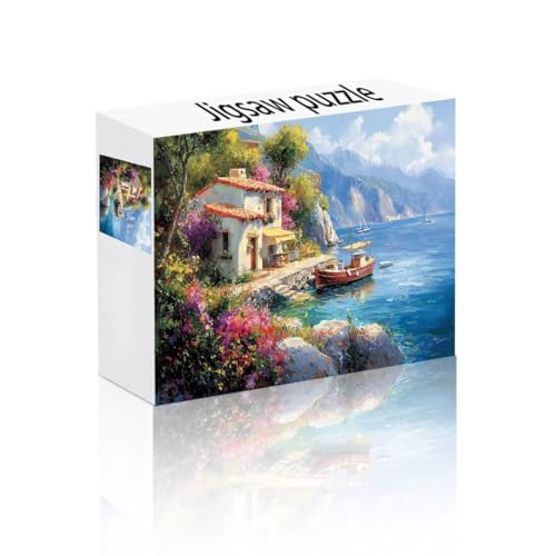Puzzle Erwachsene 500 Teile Landschaft, Meer Puzzle Lernspiel Herausforderung Schwierigkeit, Vielfältig Bunt Puzzlespiele, Freizeitaktivität Lustige Geschenke Wohndeko für Erwachsene ab 14 Jahren J-5 von Linncen