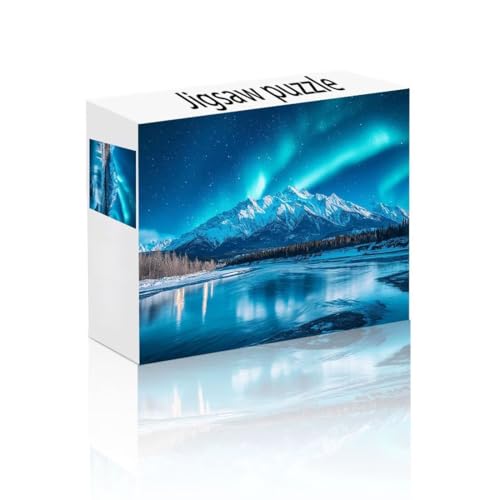Puzzle Erwachsene 500 Teile Polarlicht, Berg Puzzle Lernspiel Herausforderung Schwierigkeit, Vielfältig Bunt Puzzlespiele, Freizeitaktivität Lustige Geschenke Wohndeko für Erwachsene ab 14 Jahren W-0 Puzzle Erwachsene 500 Teile Polarlicht, Berg Puzzle Lernspiel Herausforderung Schwierigkeit, Vielfältig Bunt Puzzlespiele, Freizeitaktivität Lustige Geschenke Wohndeko für Erwachsene ab 14 Jahren W-0 von Linncen