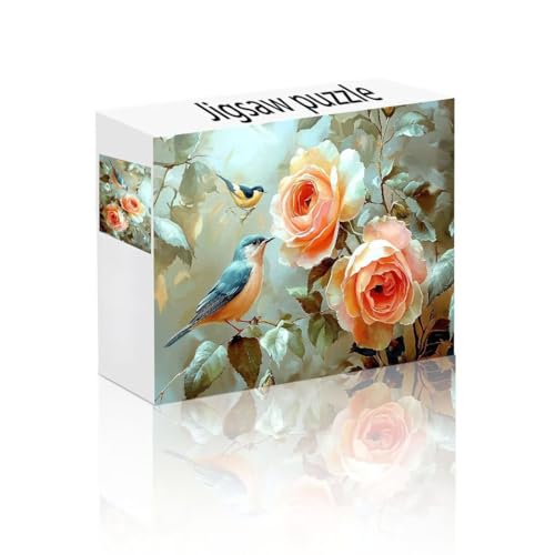 Puzzle Erwachsene 500 Teile Rose, Vogel Puzzle Lernspiel Herausforderung Schwierigkeit, Vielfältig und Bunt Puzzlespiele, Freizeitaktivität Lustige Geschenke Wohndeko für Erwachsene ab 14 Jahren A-8 Puzzle Erwachsene 500 Teile Rose, Vogel Puzzle Lernspiel Herausforderung Schwierigkeit, Vielfältig und Bunt Puzzlespiele, Freizeitaktivität Lustige Geschenke Wohndeko für Erwachsene ab 14 Jahren A-8 von Linncen
