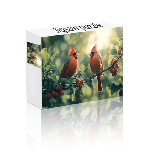 Puzzle Erwachsene 500 Teile Vogel, Blätter Puzzle Lernspiel Herausforderung Schwierigkeit, Vielfältig Bunt Puzzlespiele, Freizeitaktivität Lustige Geschenke Wohndeko für Erwachsene ab 14 Jahren K-1 von Linncen
