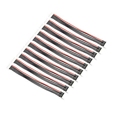 LINSYRC 10 Stücke 4S 5-polig JST-XH 2S-6S Balancerkabel Verlängerungskabel Männlich Stecker zu Buchse Lipo Adapter Stecker mit 15CM 22AWG Silikondraht (4S) von LINSYRC
