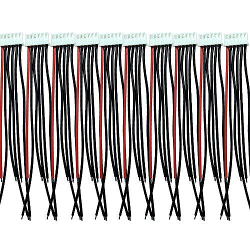 LINSYRC 10 Stücke 5S 6-Pin JST-XH 2S-6S Ausgleichsstecker Verlängerungs Kabel 15CM 22AWG Kabel für RC-Batterie (5S) von LINSYRC