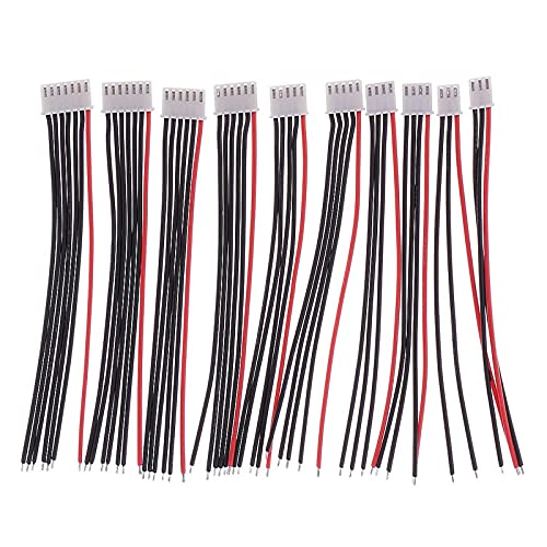 LINSYRC 10 Stück 2S 3S 4S 5S 6S JST-XH 2S-6S Balancer Stecker Ausgleichsstecker Verlängerungskabel 15CM 22AWG für RC-Batterie (2-6S(je 2 stücke)) von LINSYRC