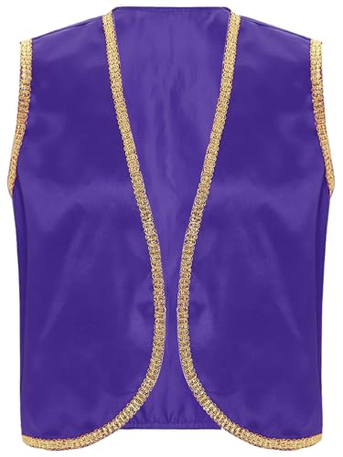 Linyuir Arabischer Prinz Kostüm Karneval Halloween Abendgarderobe Maskenball Verkleidung Sxl Dunkelviolett XXL Linyuir Arabischer Prinz Kostüm Karneval Halloween Abendgarderobe Maskenball Verkleidung Sxl Dunkelviolett XXL von Linyuir