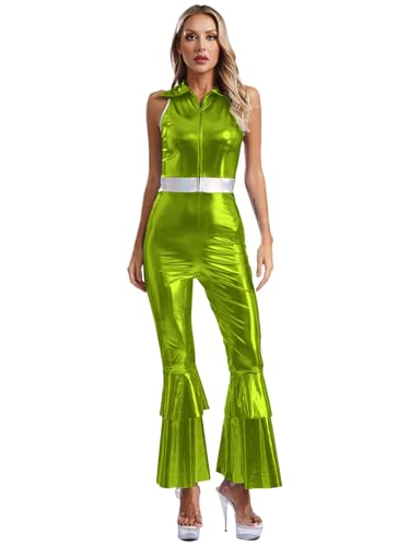 Linyuir Disco Kostüm Damen Hippie Kostüm Disco Outfit Er Jahre Stil Er Tanzanzug Metallisch Glänzend Halloween Karneval Party Sxl Grün M Linyuir Disco Kostüm Damen Hippie Kostüm Disco Outfit Er Jahre Stil Er Tanzanzug Metallisch Glänzend Halloween Karneval Party Sxl Grün M von Linyuir