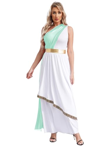 Linyuir Römische Göttin Verkleidung Frauen Kostüm Griechische Göttin Toga Ärmelloses Kleid Mittelalterliche Griechische Halloween Kostüm Karneval Fest Sxl Mintgrün L Linyuir Römische Göttin Verkleidung Frauen Kostüm Griechische Göttin Toga Ärmelloses Kleid Mittelalterliche Griechische Halloween Kostüm Karneval Fest Sxl Mintgrün L von Linyuir
