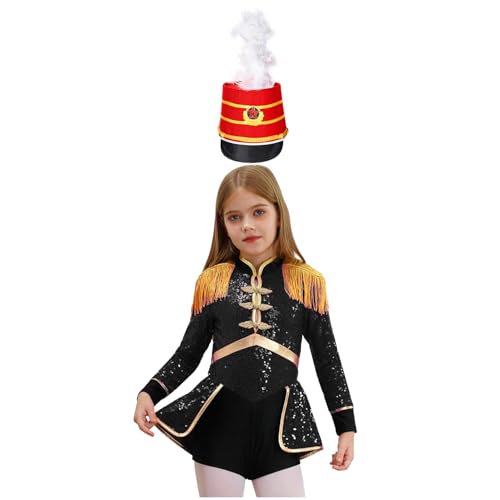 Linyuir Zirkuskleid Mit Stirnband Kinder Mädchen Verkleidung Ringmeister Kostüm Kindertrommelgruppe Moderne Tanzkleidung Schüler Bühnenauftritt Schwarz B 158-164 Linyuir Zirkuskleid Mit Stirnband Kinder Mädchen Verkleidung Ringmeister Kostüm Kindertrommelgruppe Moderne Tanzkleidung Schüler Bühnenauftritt Schwarz B 158-164 von Linyuir