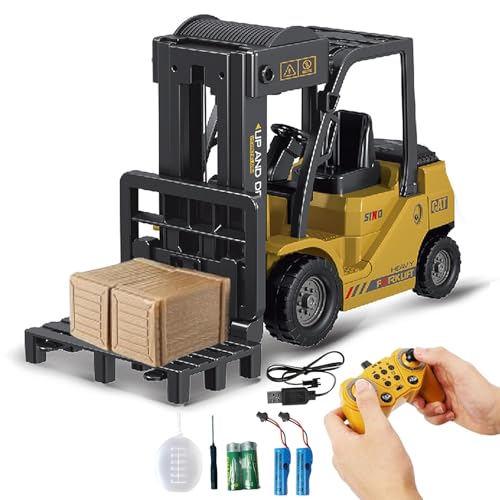 LioMaxi Treppe 1:24 RC Spielzeug Gabelstapler, ferngesteuerter Gabelstapler 2.4GHZ, mit Boxen/Spray Sound und Licht, ferngesteuerter Gabelstapler Spielzeug für Kinder, Geschenk LioMaxi Treppe 1:24 RC Spielzeug Gabelstapler, ferngesteuerter Gabelstapler 2.4GHZ, mit Boxen/Spray Sound und Licht, ferngesteuerter Gabelstapler Spielzeug für Kinder, Geschenk von LioMaxi