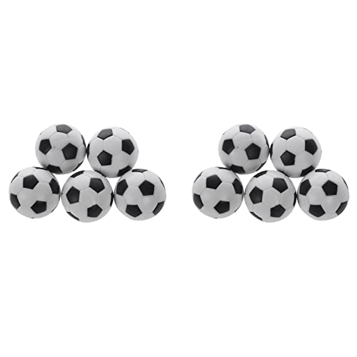 Lioggyet 10X Kunststoff 32mm FußBall Indoor TischfußBall Ball Ersetzen Schwarz Lioggyet 10X Kunststoff 32mm FußBall Indoor TischfußBall Ball Ersetzen Schwarz von Lioggyet
