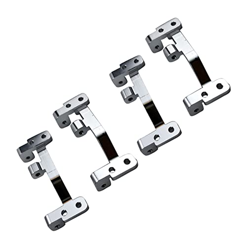Lioggyet 2 Paar Metall Zug Stange Basis Sitz für C24 C14 C14K C24K 1/16 RC Auto Upgrade Teile Silber von Lioggyet
