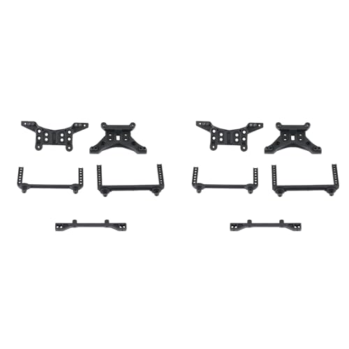 Lioggyet 2 x Set Stoßstangen vorne und hinten für HBX 16889 16889A 16890 16890A 1601 1602 RC Car Parts Zubehör von Lioggyet