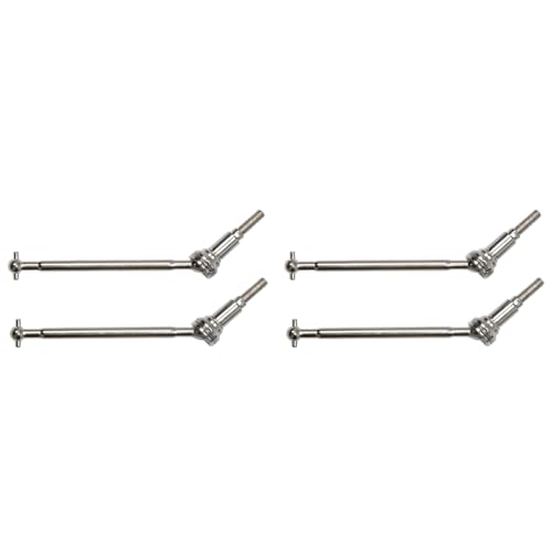 Lioggyet 4 StüCke Metall Vordere Antrieb Welle CVD 55-WJ01 für 9155 9156 Xinlehong 9155 9156 1/12 RC Teile von Lioggyet