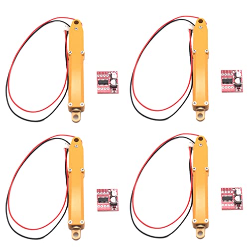 Lioggyet 4X N20 Elektrische Voll Metall Pleuelstange Schubstange Pleuelstange Schubstange mit Motor Antrieb Platine -6V von Lioggyet