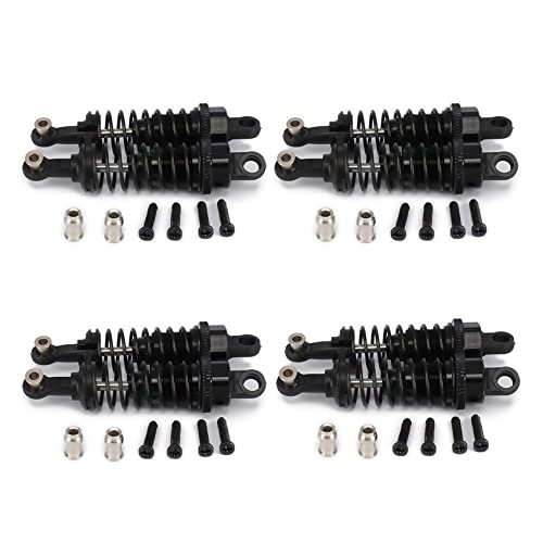 Lioggyet 8 Stücke öL Einstellbare 65mm Stoßdämpfer Dämpfer für Rc Auto 1/18 A959 A969 A979 K929, Schwarz Lioggyet 8 Stücke öL Einstellbare 65mm Stoßdämpfer Dämpfer für Rc Auto 1/18 A959 A969 A979 K929, Schwarz von Lioggyet