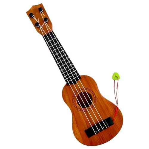 Lioggyet Ukulele für Kinder, 43,2 cm (17 Zoll), 4-saitige Gitarre, Musikinstrumente für Kinder, Spielzeug mit Plektren für kleine Kinder, Jungen und Mädchen, B von Lioggyet