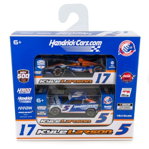 Lionel Racing Kyle Larson 2024 Hendrick 1100 Qualifying Version 2-Pack Indy/Charlotte Diecast Car Set 1:64 Lionel Racing Kyle Larson 2024 Hendrick 1100 Qualifying Version 2-Pack Indy/Charlotte Diecast Car Set 1:64 von Lionel Racing