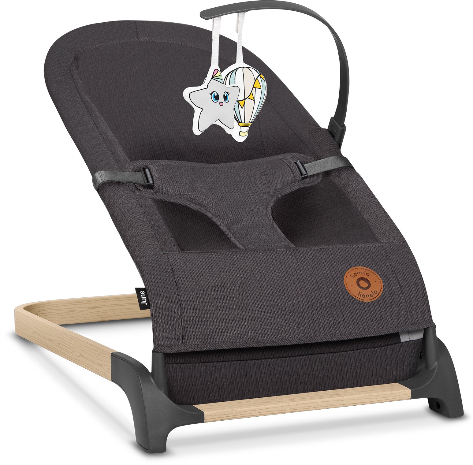 Lionelo Babywippe JUNE, Grey Stone Lionelo Babywippe JUNE, Grey Stone von Lionelo