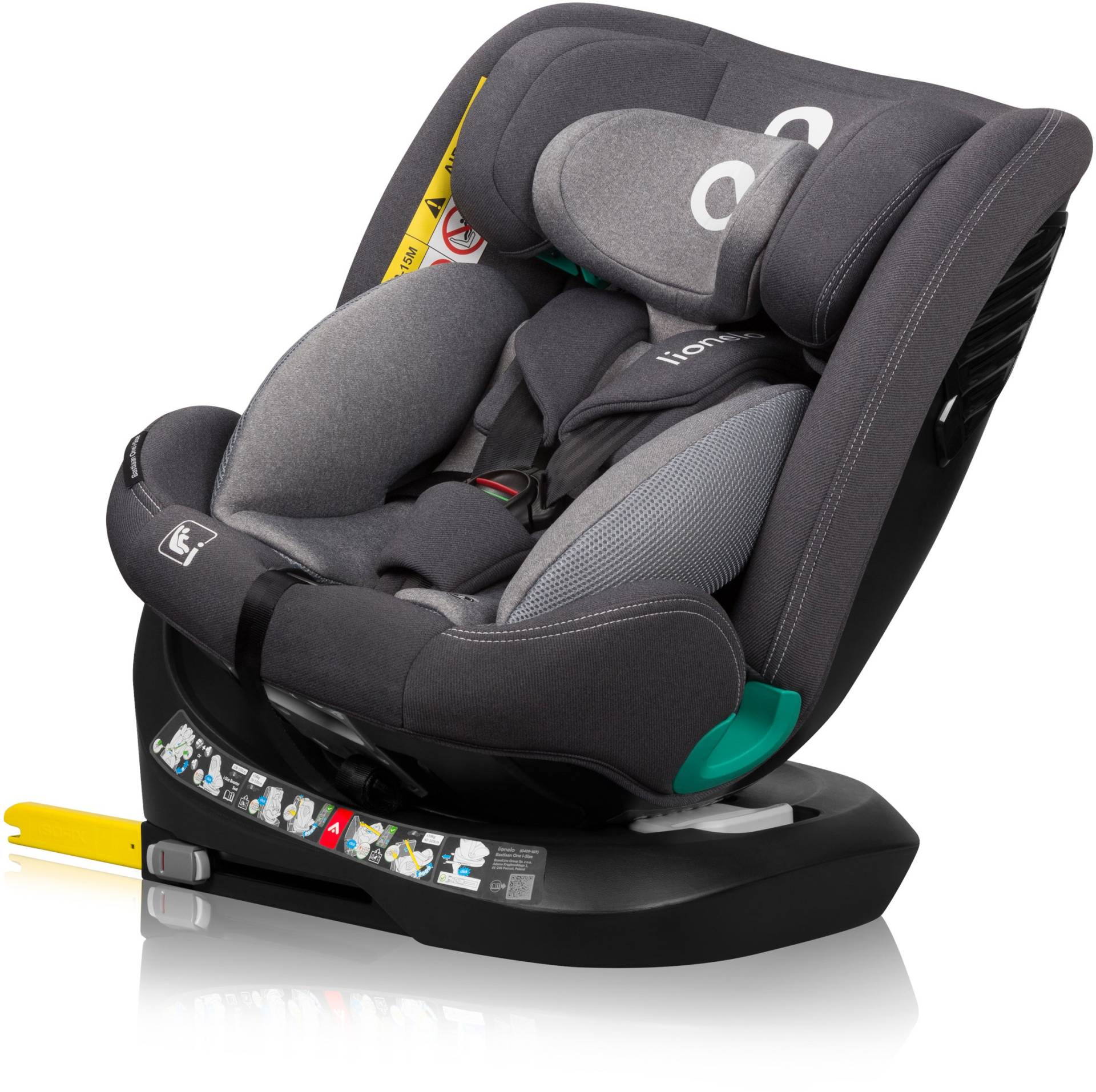 Lionelo Bastiaan One i-Size Kindersitz, Grey Stone Lionelo Bastiaan One i-Size Kindersitz, Grey Stone von Lionelo