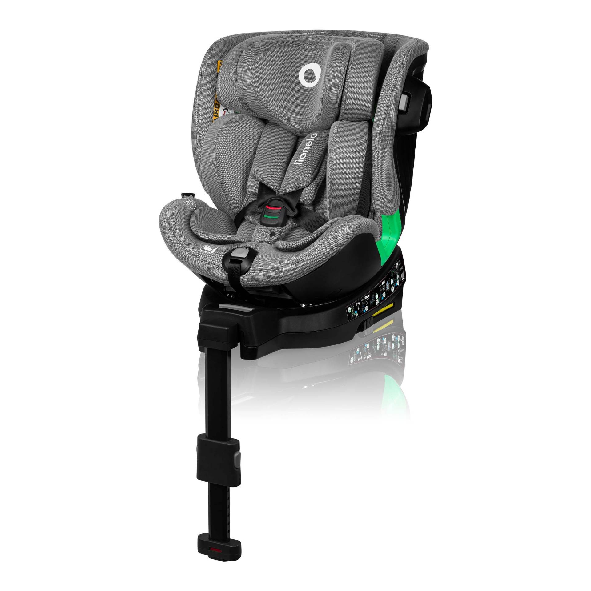 Lionelo Harmony i-Size Kindersitz, Grey Concrete Bamboo Lionelo Harmony i-Size Kindersitz, Grey Concrete Bamboo von Lionelo