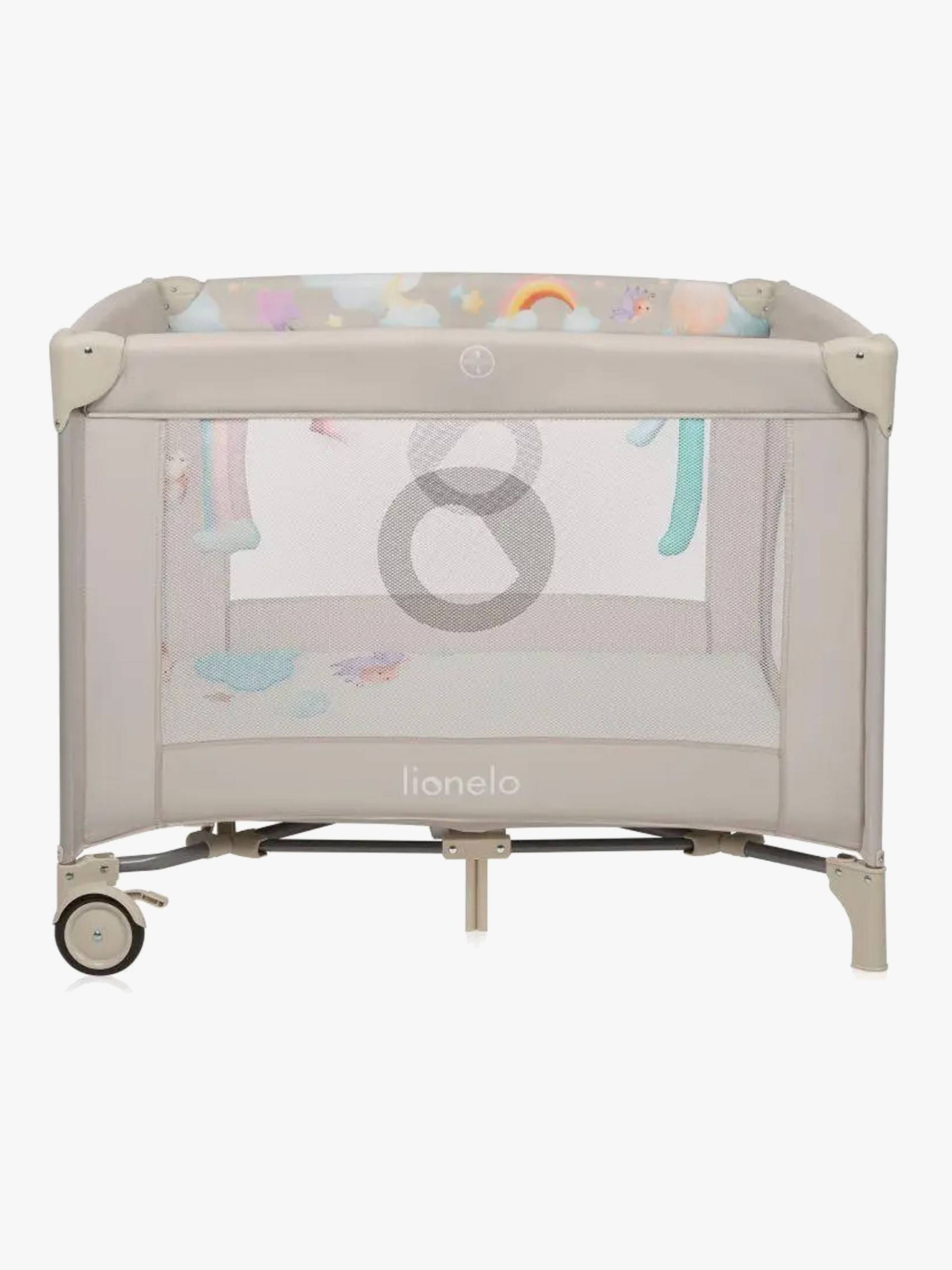 Lionelo MILLE PLUS Laufgitter, Grey Beige von Lionelo