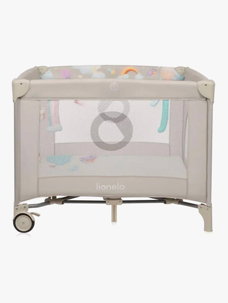 Lionelo MILLE PLUS Laufgitter, Grey Beige von Lionelo