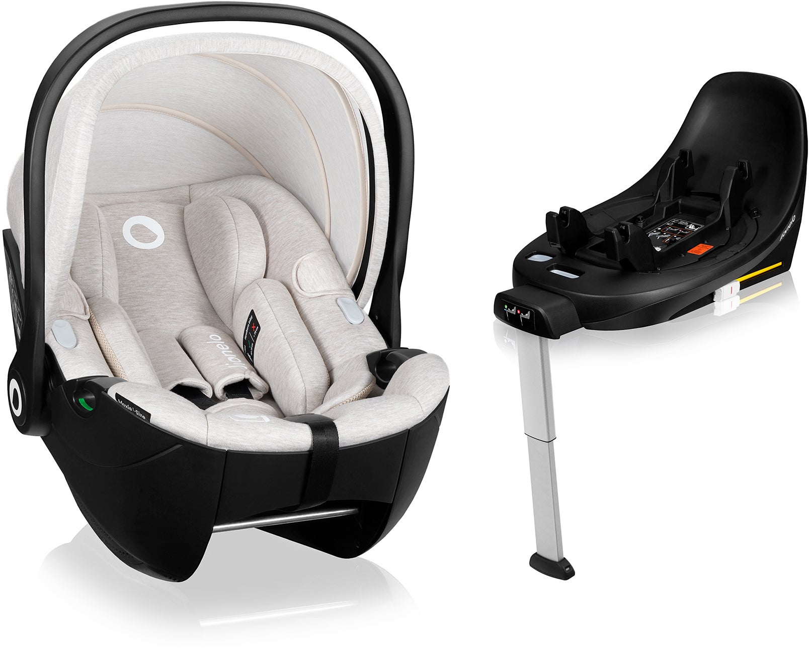 Lionelo Moxie i-Size Babyschale inkl. Basis, Beige Sand von Lionelo