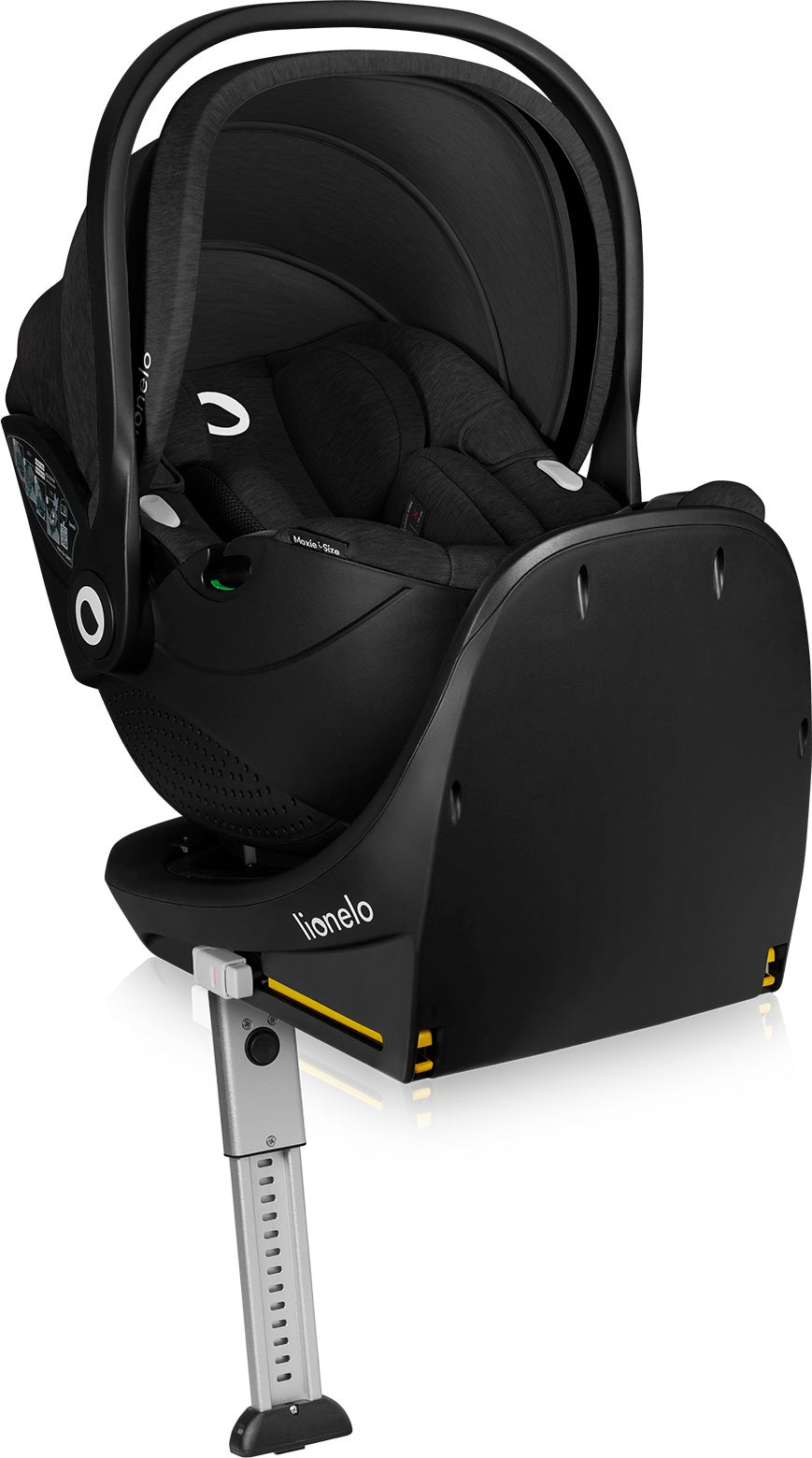 Lionelo Moxie i-Size Babyschale inkl. Basis, Black Carbon Lionelo Moxie i-Size Babyschale inkl. Basis, Black Carbon von Lionelo