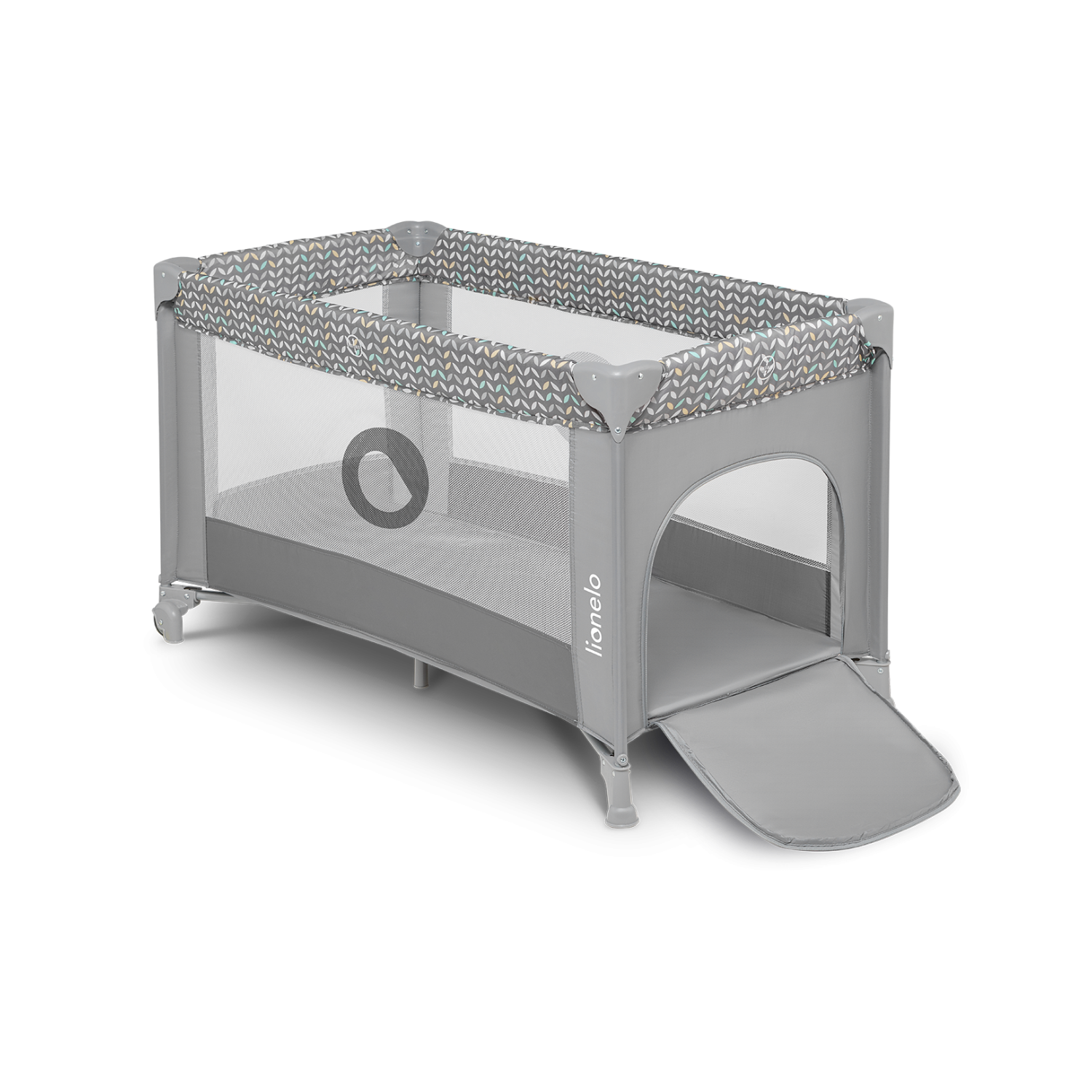 Lionelo Stefi Lettino da Campeggio pieghevole con Materasso 0-3 anni Grey Concrete Multicolor Lionelo Stefi Lettino da Campeggio pieghevole con Materasso 0-3 anni Grey Concrete Multicolor von Lionelo
