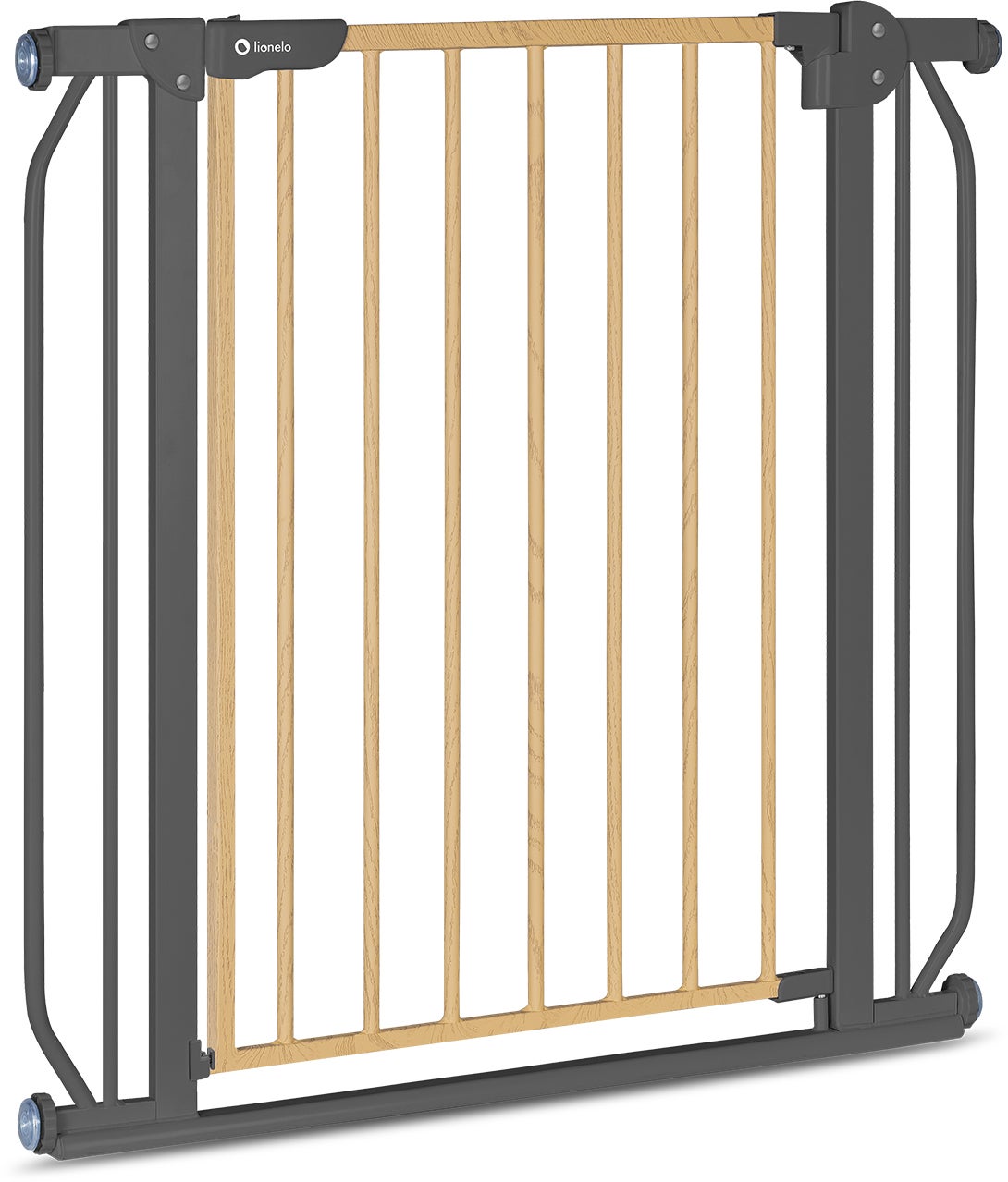 Lionelo Truus Slim Klemmgitter, Grey Graphite/Natural von Lionelo