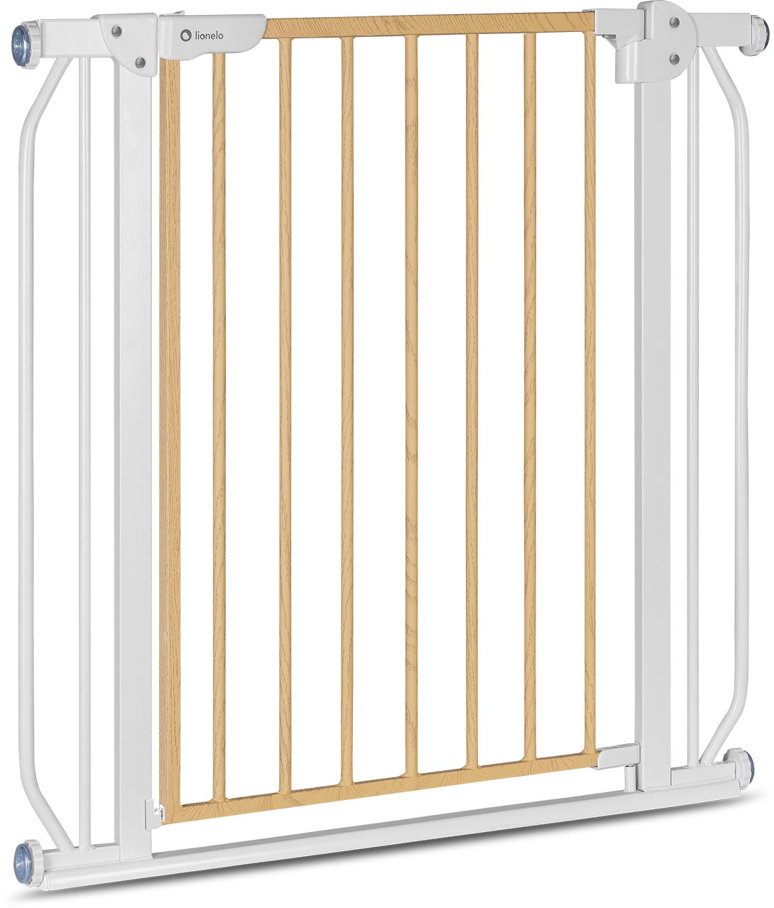 Lionelo Truus Slim Klemmgitter, White/Natural von Lionelo
