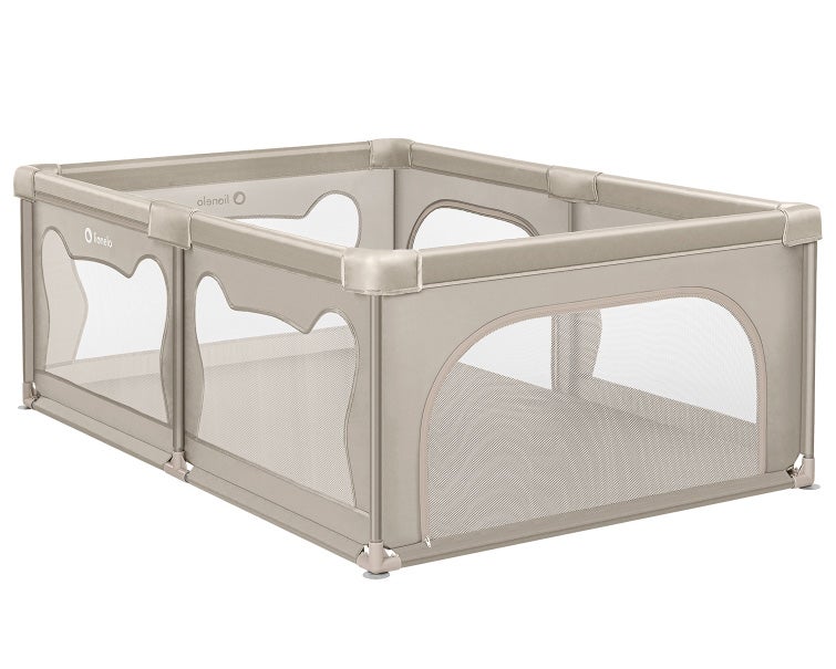 Lionelo WILLOW Laufgitter für Kinder & Babys, Beige Sand Lionelo WILLOW Laufgitter für Kinder & Babys, Beige Sand von Lionelo
