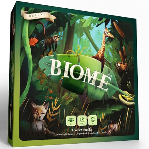 Lioness Games: Biome Deluxe - Handmanagement-Brettspiel, Natur & Jahreszeiten, Strategie-Tableau-Bau, Lernspiel, ab 10 Jahren, 1-4 Spieler, 60+ Min Lioness Games: Biome Deluxe - Handmanagement-Brettspiel, Natur & Jahreszeiten, Strategie-Tableau-Bau, Lernspiel, ab 10 Jahren, 1-4 Spieler, 60+ Min von Lioness Games