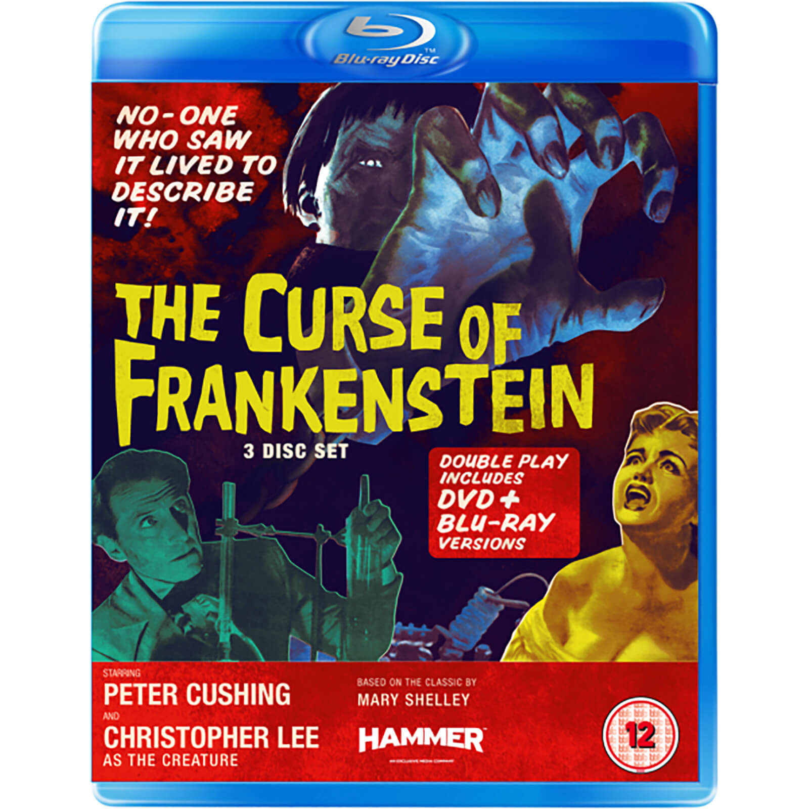 The Curse of Frankenstein - Double Play (Blu-Ray and DVD) von Lions Gate Home Entertainment