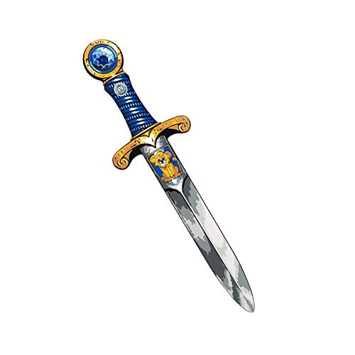 Liontouch – Mini-Löwen Spielzeugschwert für Kinder, Blau | Mittelalterlicher Taschendolch mit Edelstein für Rollenspiele in Schaum | Sichere Waffen & Ritterkostümzubehör für Jungenverkleidung von Liontouch
