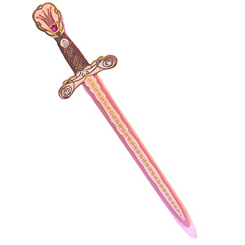 Liontouch Königin Rosa Schwert für Mädchen | Rosa Schaumstoff-Spielzeug zum Vorgeben für Kinder im mittelalterlichen Stil | Sichere Waffen & Rüstung für Verkleidung, Cosplay & königliche Kostüme von Liontouch