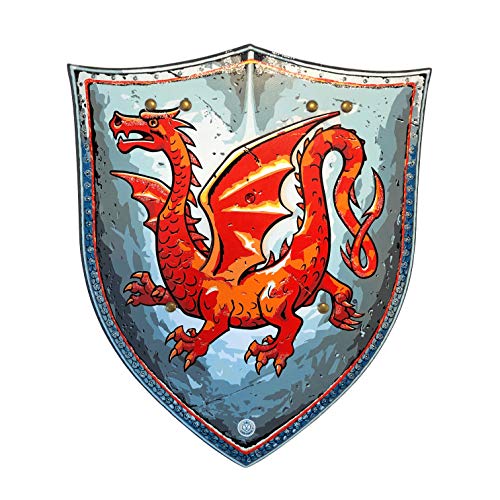 Liontouch Bernstein Drachen-Ritterschild | Mittelalterliches Spielzeug für Kinder, bereit für Abenteuer im Königreich | Sichere Waffen & Rüstungen für Kostüme, Rollenspiele & königliche Verkleidungen von Liontouch
