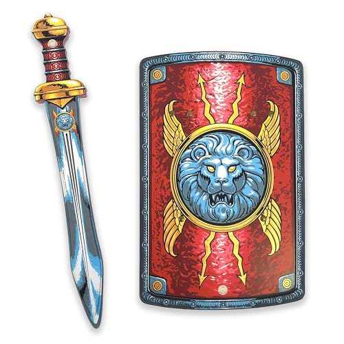 Liontouch - Römisches Legionärsschwert Gladius & Scutum Schild - Für Kinder von 3-8 Jahren | Spielzeug-Set für Jungen für Rollenspiele im antiken Rom | Sicheres Zubehör für Gladiatorenkostüme Liontouch - Römisches Legionärsschwert Gladius & Scutum Schild - Für Kinder von 3-8 Jahren | Spielzeug-Set für Jungen für Rollenspiele im antiken Rom | Sicheres Zubehör für Gladiatorenkostüme von Liontouch