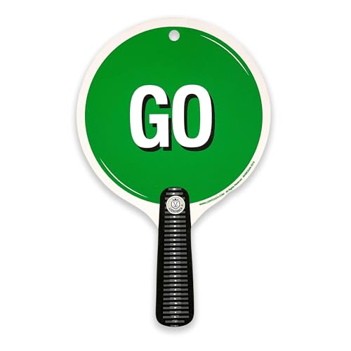 Liontouch - Stop & Go-Schild, Rot & Grün | Ab 1 Jahr - 23 x 14 cm | Robustes, beidseitiges Schaumstoff-Schild in Lollipop-Form | Perfekt für Schulweghelfer & zum Lernen von Verkehrsregeln von Liontouch