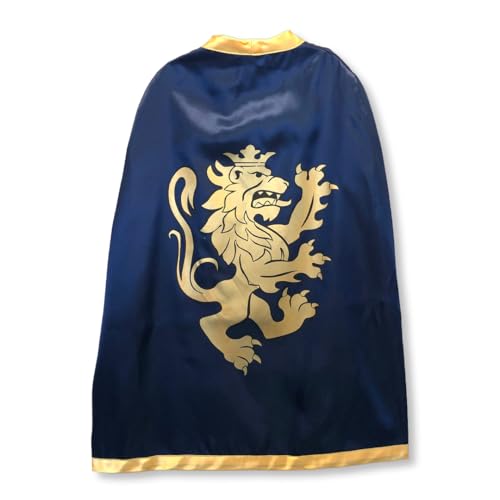 Liontouch - Edler Ritterumhang für Jungen, Blau | Für Kinder von 3-8 Jahren – Einheitsgröße | Mittelalterlicher Spielumhang | Perfektes Zubehör für Verkleidung, Kostüme & Ritter-Rollenspiele von Liontouch