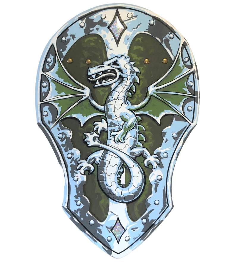 Liontouch Kostüm - Drachenschild - Grün - Liontouch - One Size - Kostüme von Liontouch