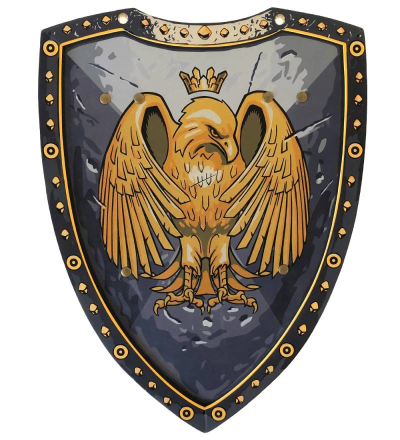Liontouch Kostüm - Golden -Schild - Grau - Liontouch - One Size - Kostüme von Liontouch
