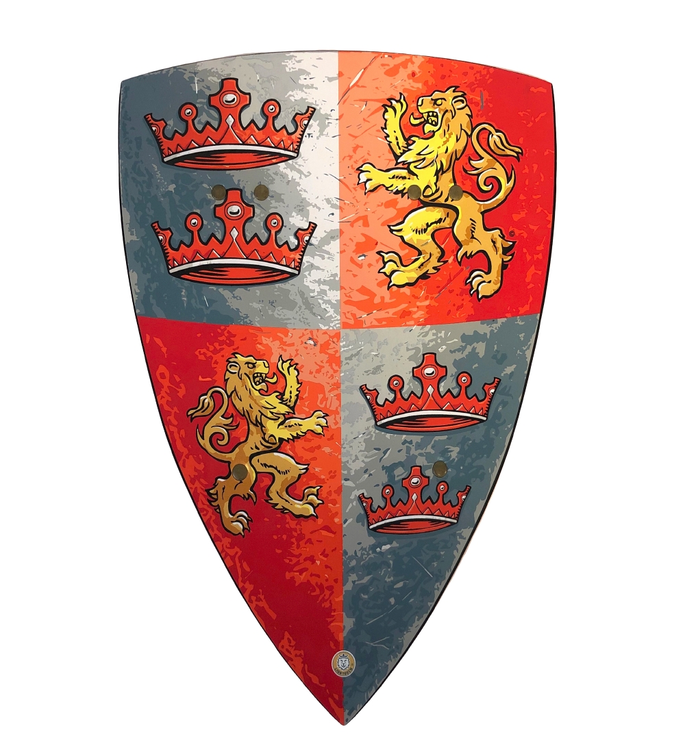 Liontouch Kostüm - Löwenherzschild - Rot - Liontouch - One Size - Kostüme von Liontouch